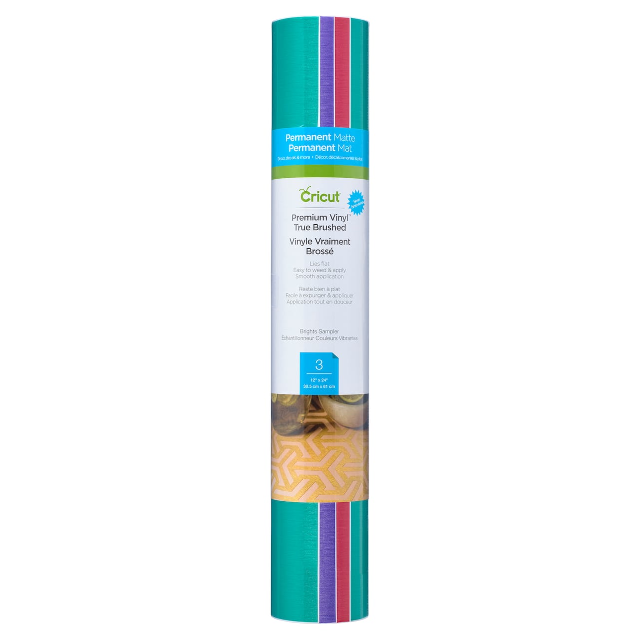 Cricut® Premium Vinyl Sampler Brights True Brushed